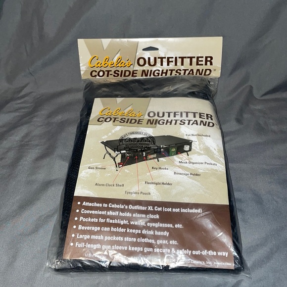 Cabela's Storage & Organization Nwt Cabelas Cot Side Nightstand